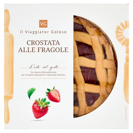 Crostata alle Fragole il Viaggiator Goloso